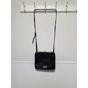 Women's Nine West Black Small Crossbody Bag Spacious and Checkbook‎ holder